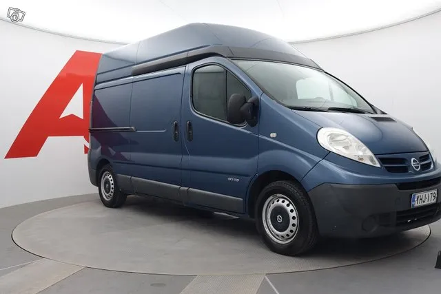 Nissan Primastar 2,0 dCi 114 Van 2.9 t L2H2 6MT Korotettu - / TAKALAITANOSTIN DHOLLANDIA 500 KG / ILMASTOINTI / SIS.ALV:N / 5-OVINEN / Image 6